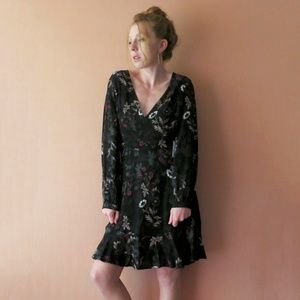 ASTR LS Floral Dress